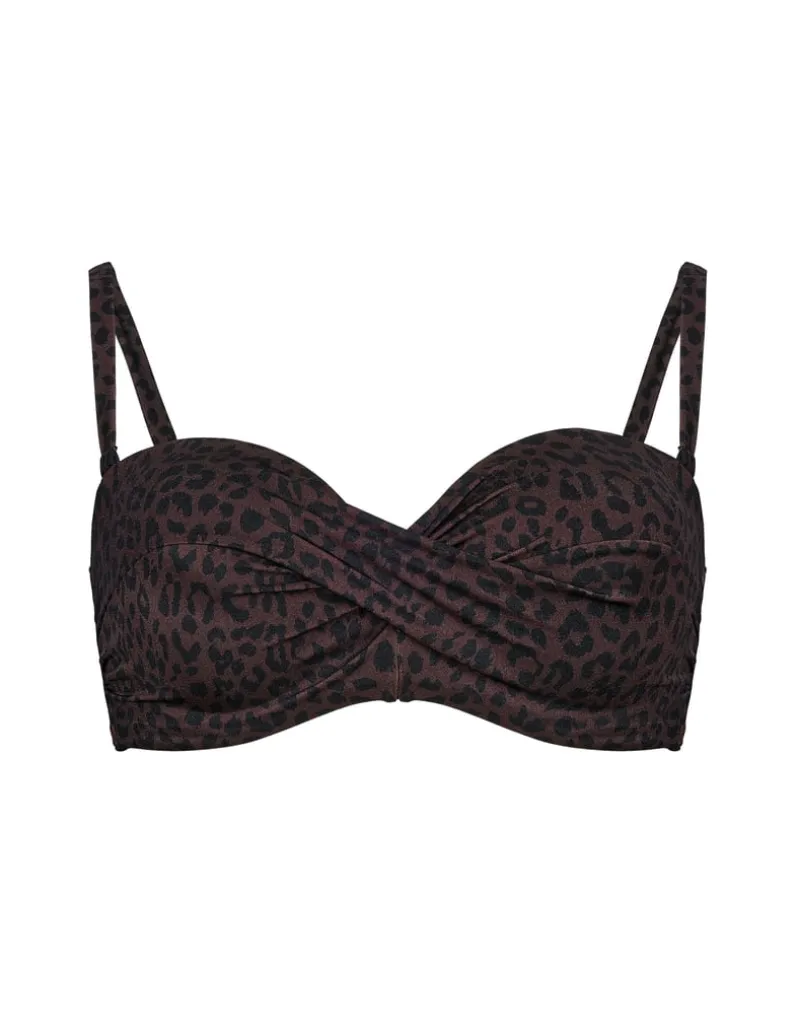 Góra od bikini bandeau na większy biust Base