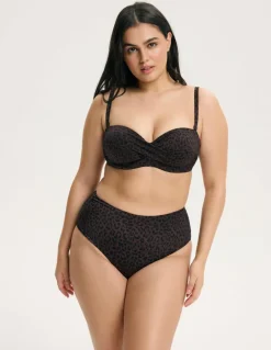 Góra od bikini bandeau na większy biust Base