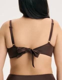 Góra od bikini bandeau na większy biust Goddess